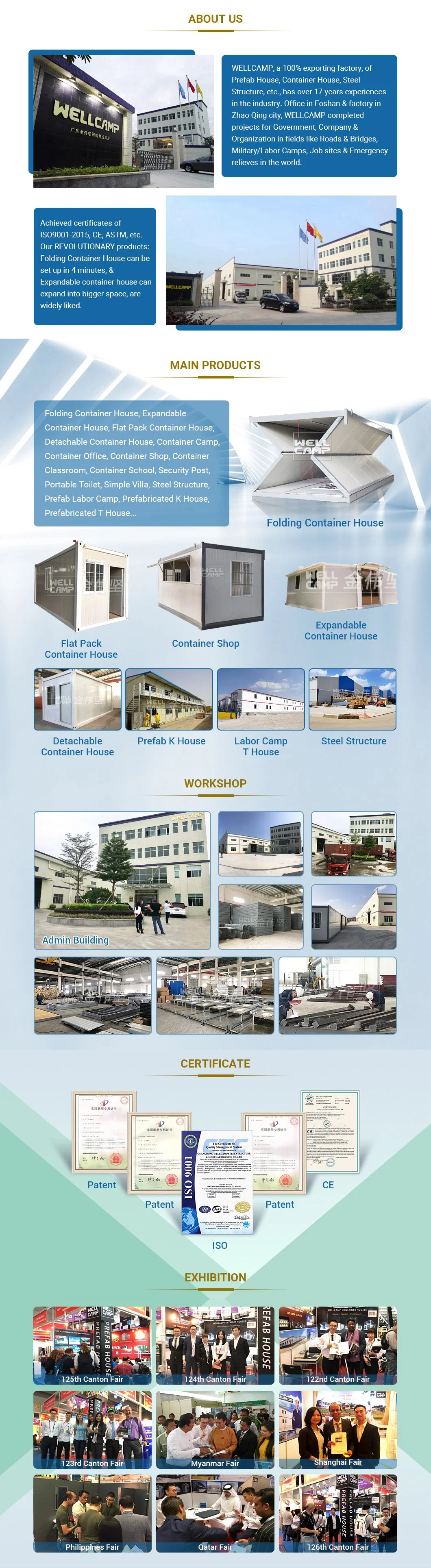 Prefab Portable Expandable Flat Pack Modular Container Office Prefabricated Movable Mobile Container House