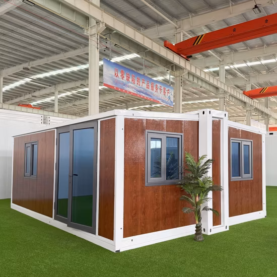 Casa expansível móvel personalizada do recipiente das casas portáteis luxuosas de 20FT 40FT