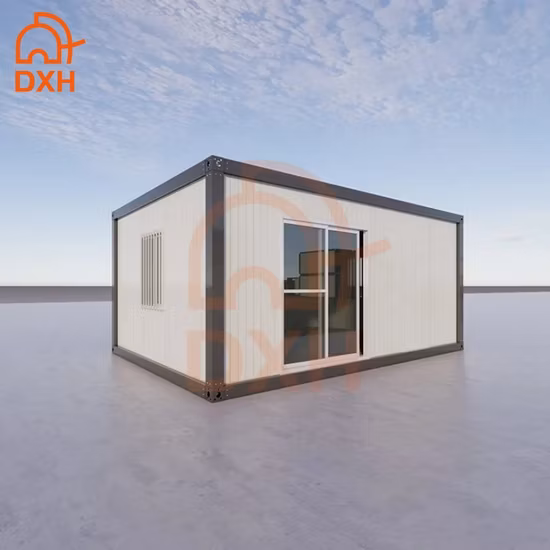 Casas de vidro personalizadas oficina pré-fabricadas casa pequena casa pré-fabricada recipiente desmontável oem