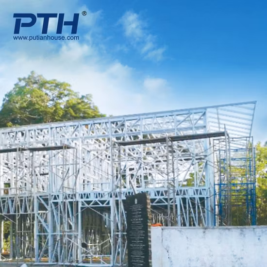 Estrutura de aço leve Villa House Building para projeto de sala de aula escolar