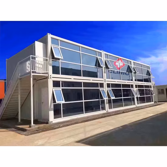 China portátil à prova de ferrugem integrado móvel modular escritório móvel de luxo pré-fabricado casa de contêineres pré-fabricados